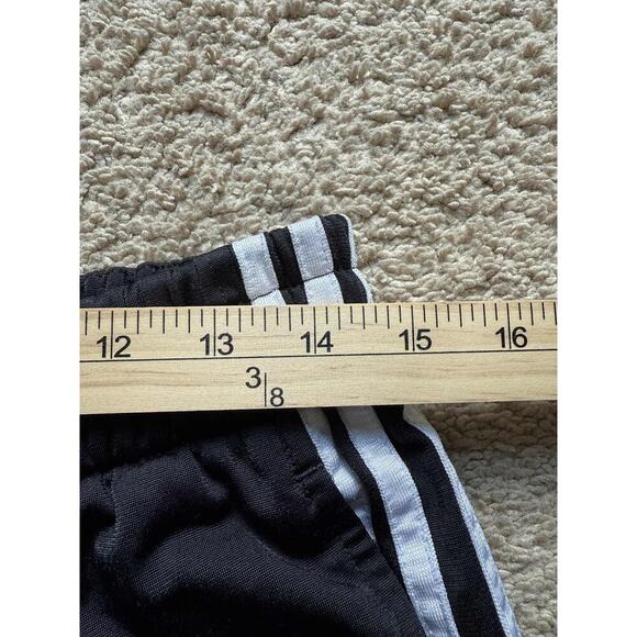 Adidas Tricot Pull On Elastic Waist Active Track Pants Black/White Men's Size L - Picture 8 of 9